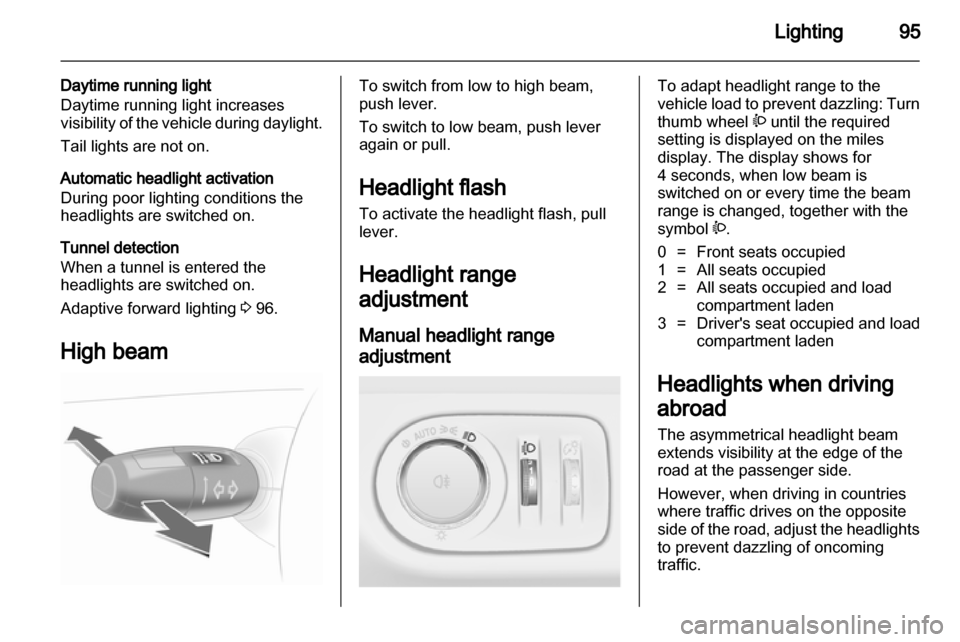 VAUXHALL CORSA 2011.5  Owners Manual 
