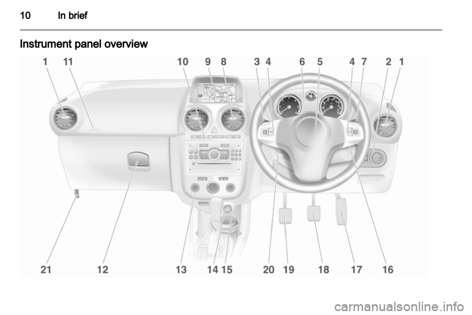 VAUXHALL CORSA 2012  Owners Manual 