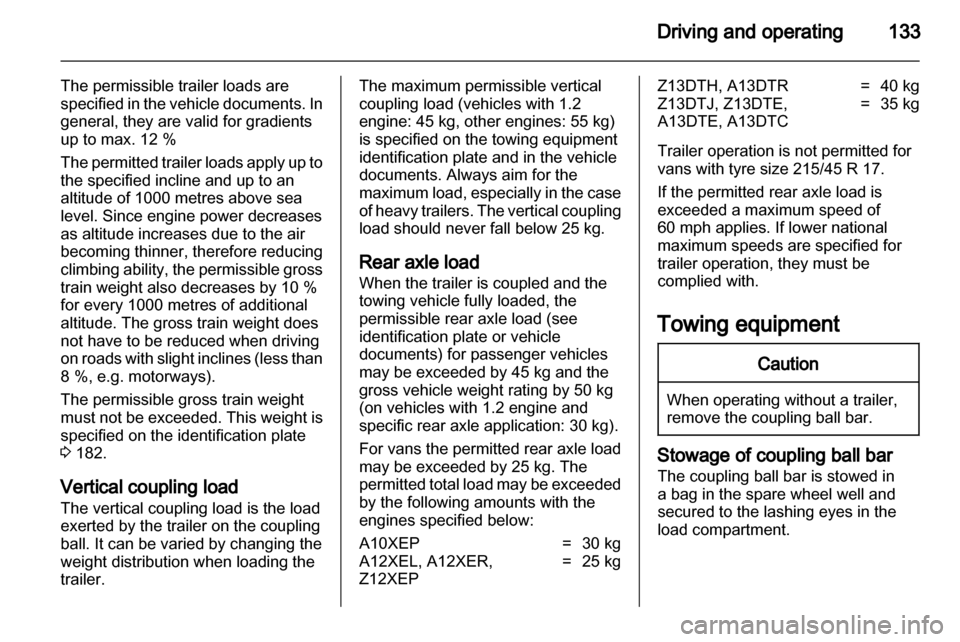 VAUXHALL CORSA 2012  Owners Manual 