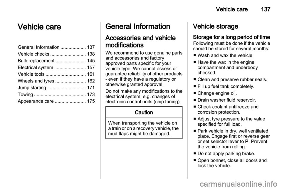VAUXHALL CORSA 2012  Owners Manual 