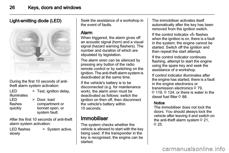 VAUXHALL CORSA 2012  Owners Manual 
