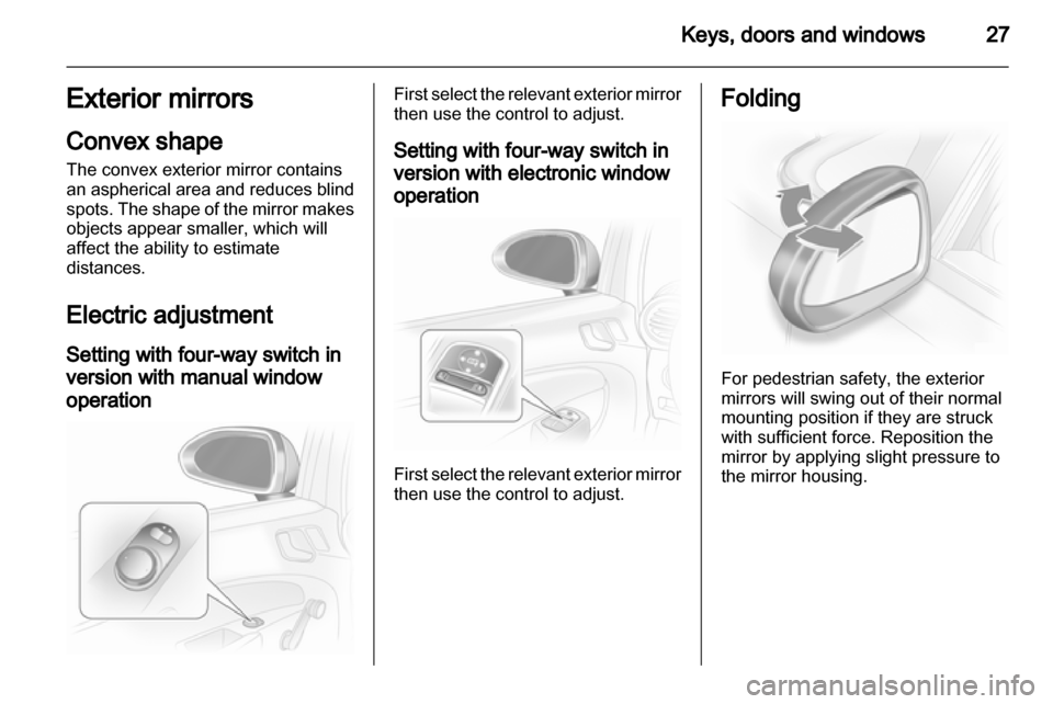 VAUXHALL CORSA 2012  Owners Manual 