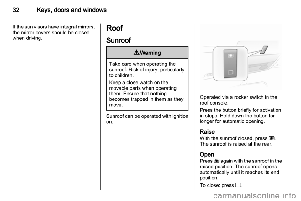VAUXHALL CORSA 2012  Owners Manual 