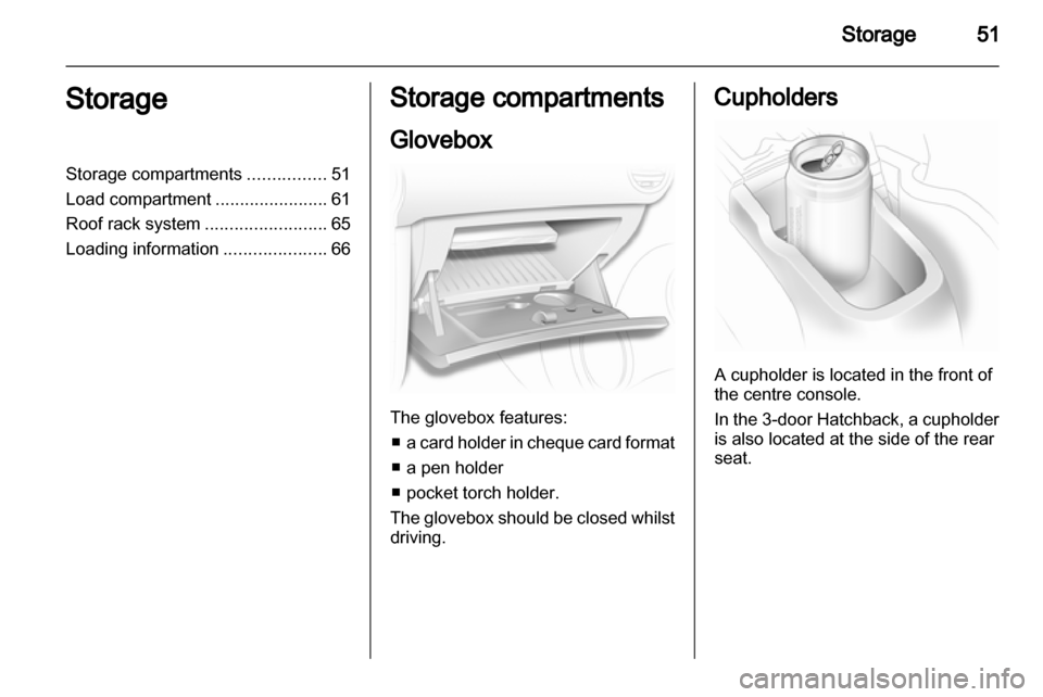 VAUXHALL CORSA 2012  Owners Manual 