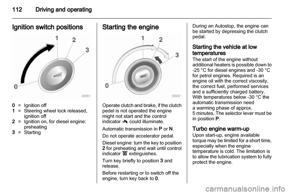 VAUXHALL CORSA 2012.5  Owners Manual 