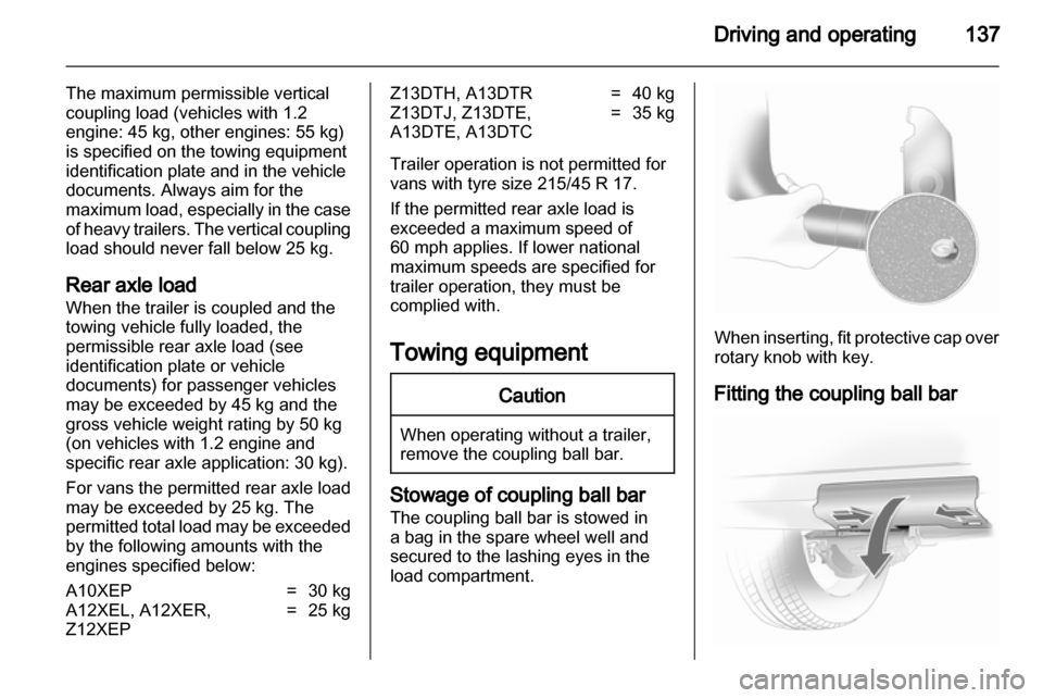 VAUXHALL CORSA 2012.5  Owners Manual 