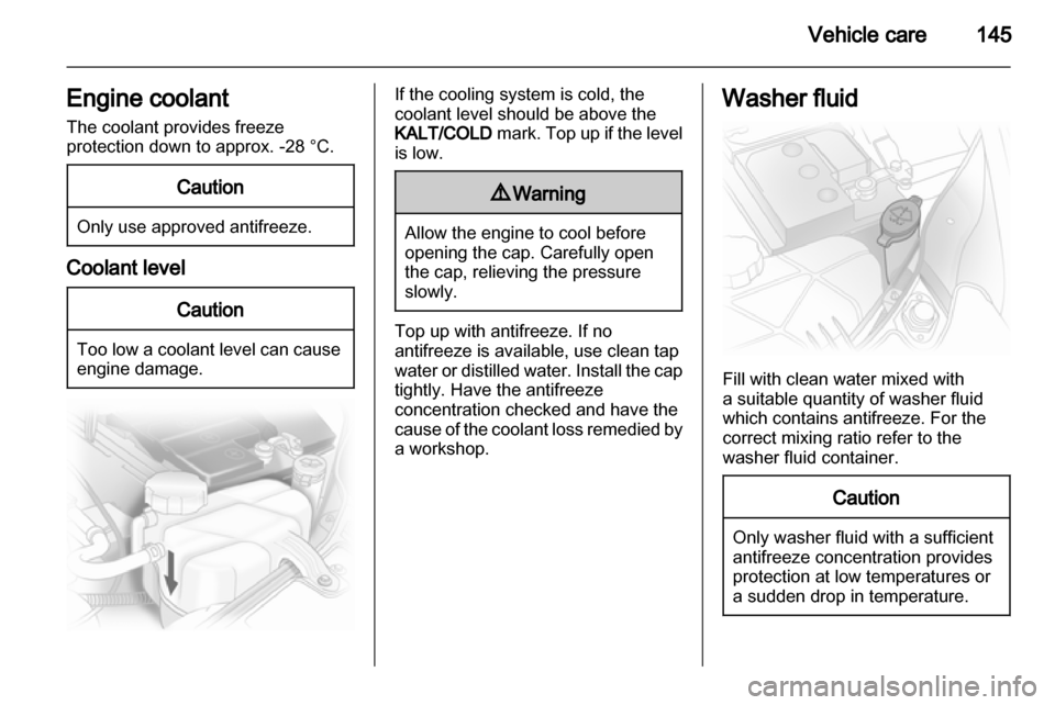 VAUXHALL CORSA 2012.5  Owners Manual 
