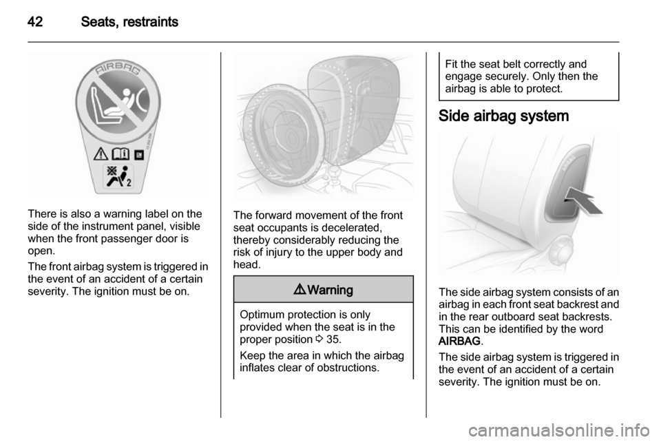 VAUXHALL CORSA 2012.5  Owners Manual 