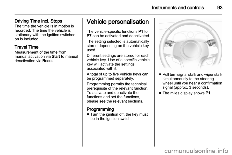 VAUXHALL CORSA 2012.5  Owners Manual 