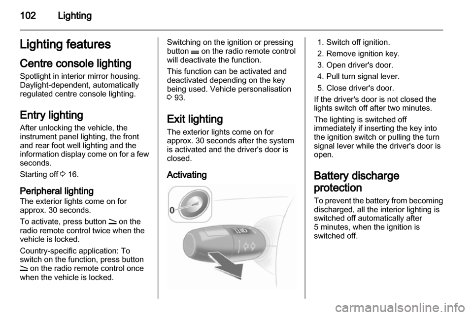 VAUXHALL CORSA 2013  Owners Manual 