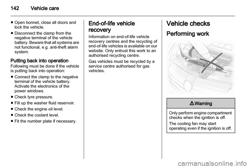 VAUXHALL CORSA 2013  Owners Manual 