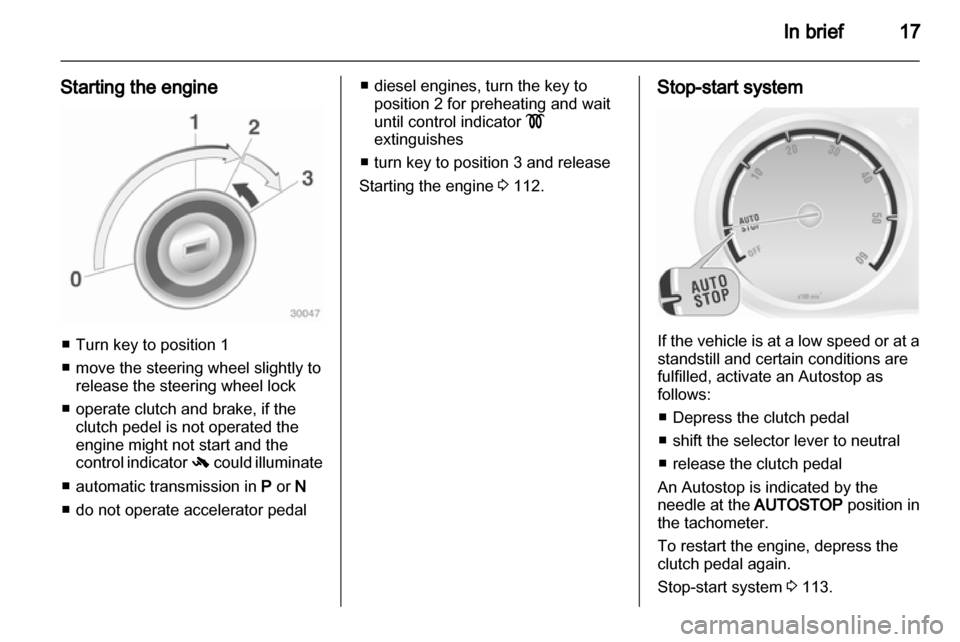 VAUXHALL CORSA 2013  Owners Manual 