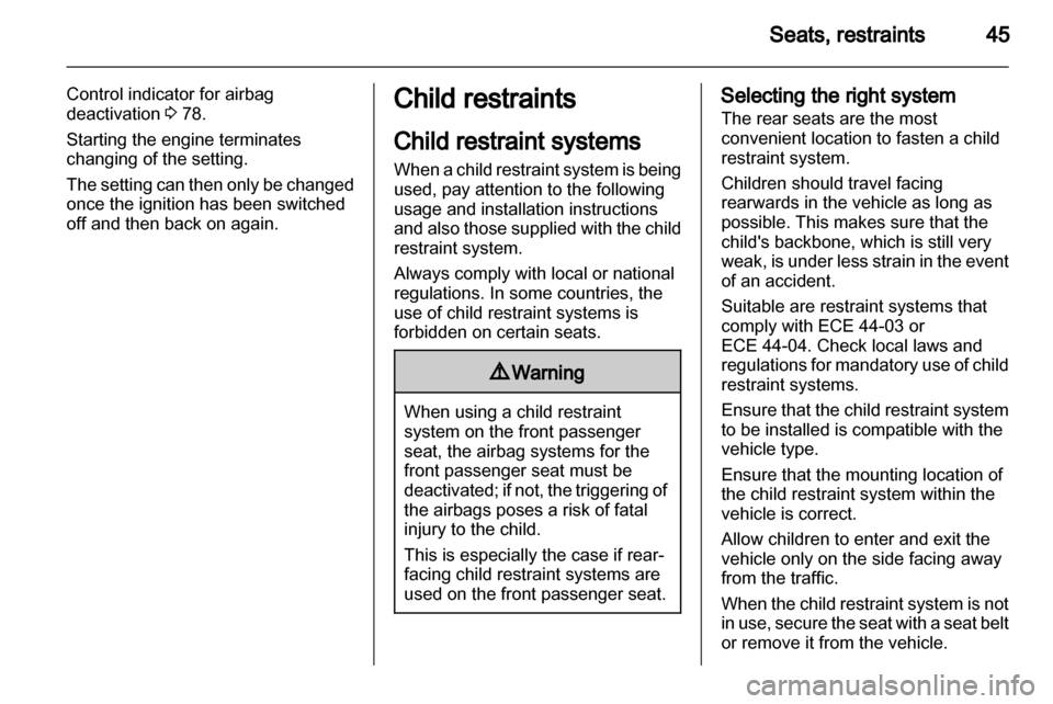 VAUXHALL CORSA 2013  Owners Manual 