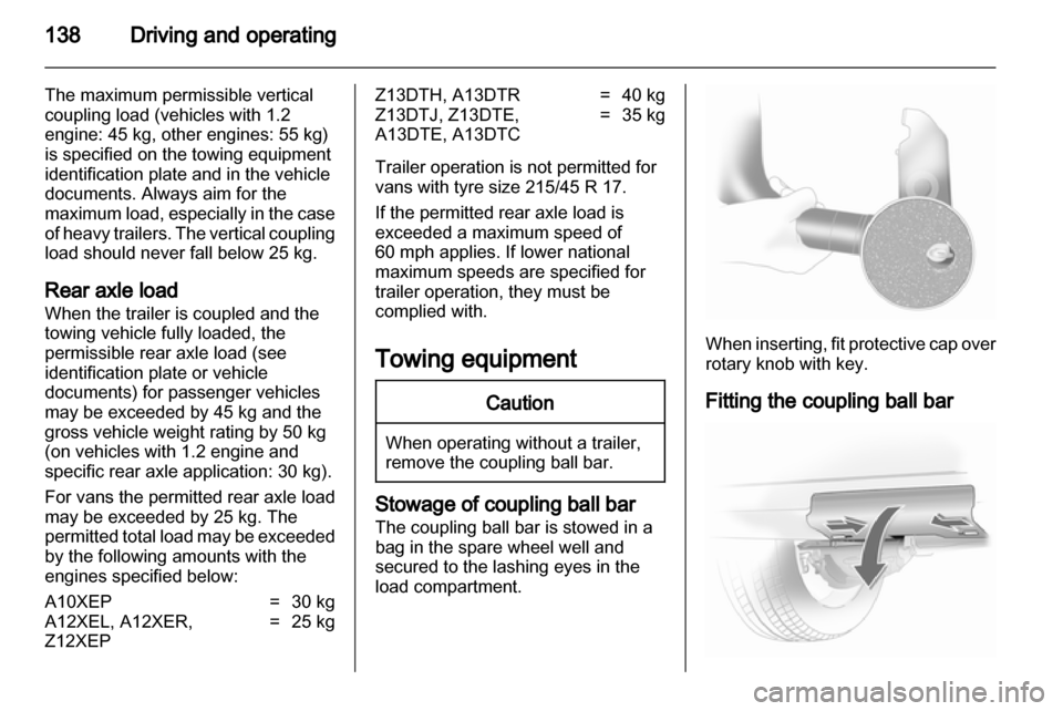 VAUXHALL CORSA 2013.5  Owners Manual 