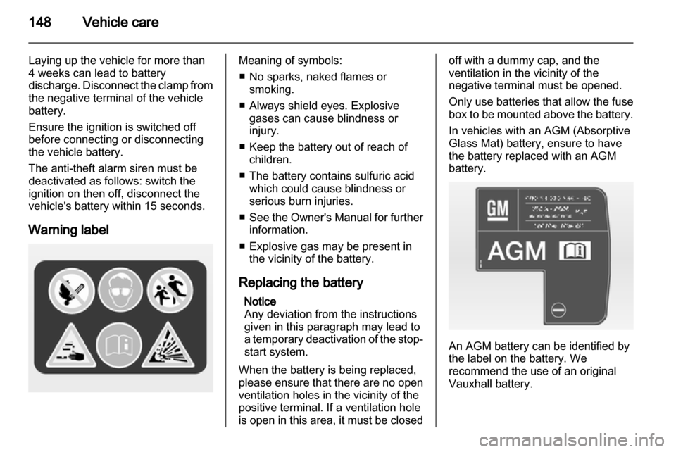 VAUXHALL CORSA 2013.5  Owners Manual 
