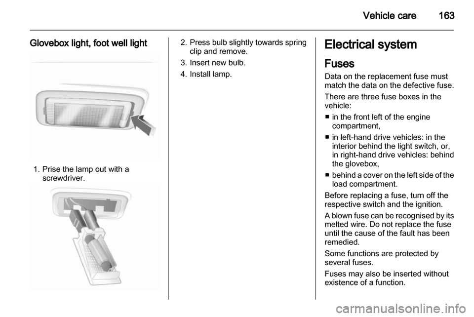 VAUXHALL CORSA 2013.5  Owners Manual 