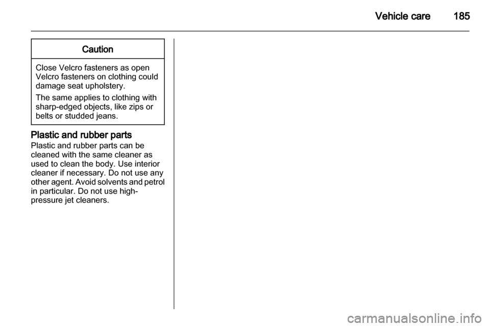 VAUXHALL CORSA 2013.5  Owners Manual 