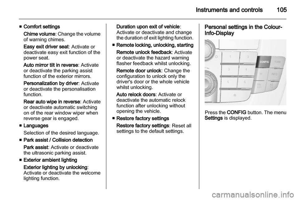VAUXHALL INSIGNIA 2010  Owners Manual 