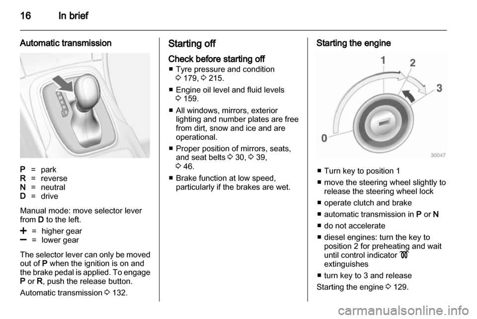 VAUXHALL INSIGNIA 2010  Owners Manual 