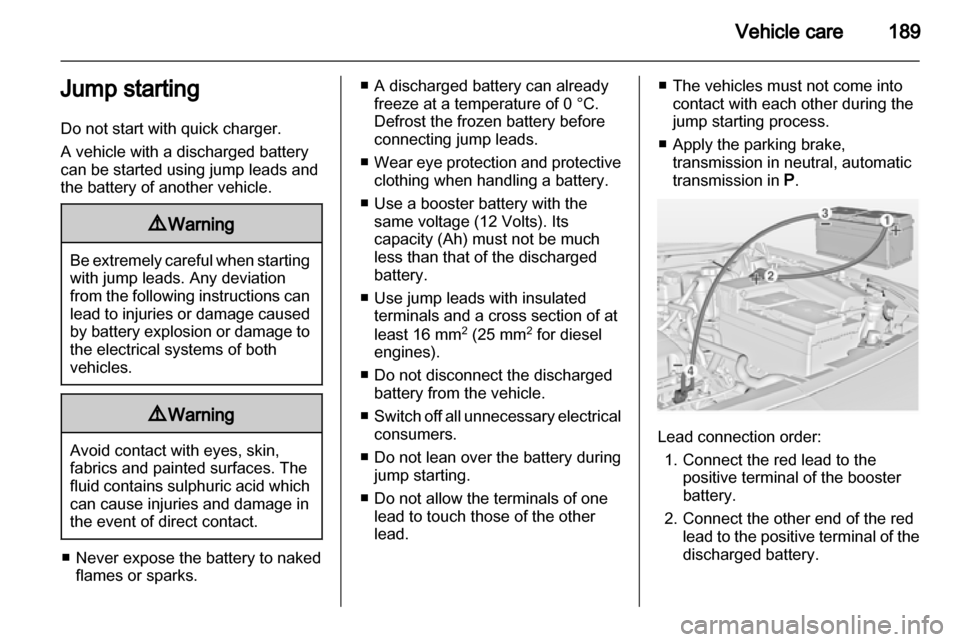 VAUXHALL INSIGNIA 2010  Owners Manual 