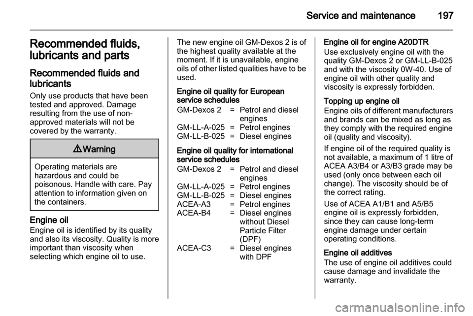 VAUXHALL INSIGNIA 2010  Owners Manual 