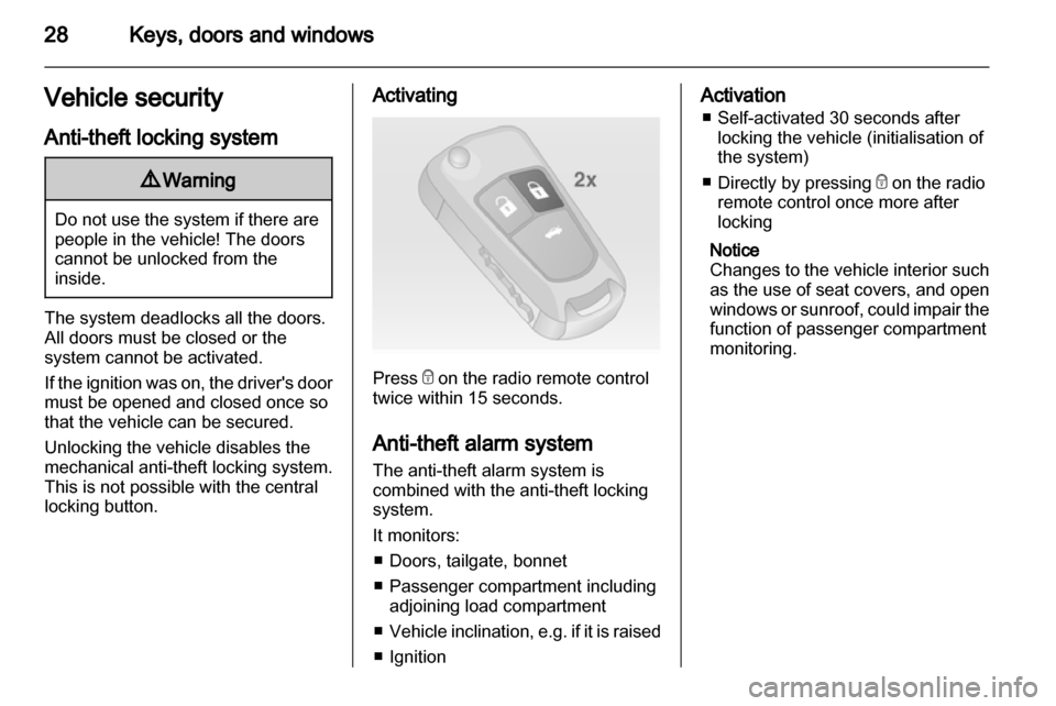 VAUXHALL INSIGNIA 2010  Owners Manual 
