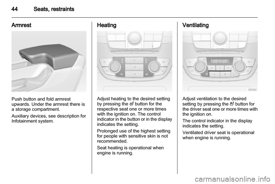 VAUXHALL INSIGNIA 2010  Owners Manual 