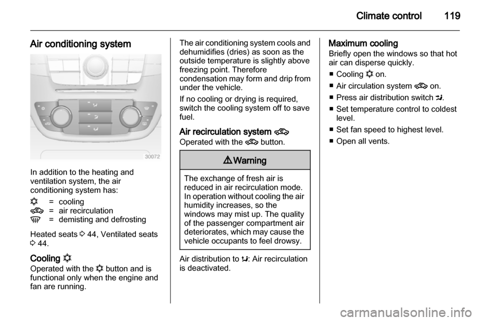 VAUXHALL INSIGNIA 2010.5  Owners Manual 