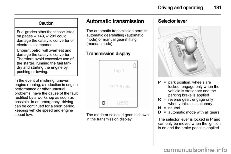 VAUXHALL INSIGNIA 2010.5  Owners Manual 