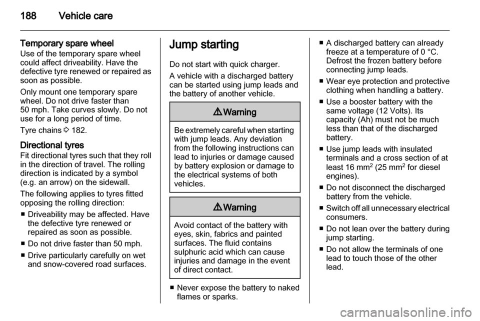 VAUXHALL INSIGNIA 2010.5  Owners Manual 