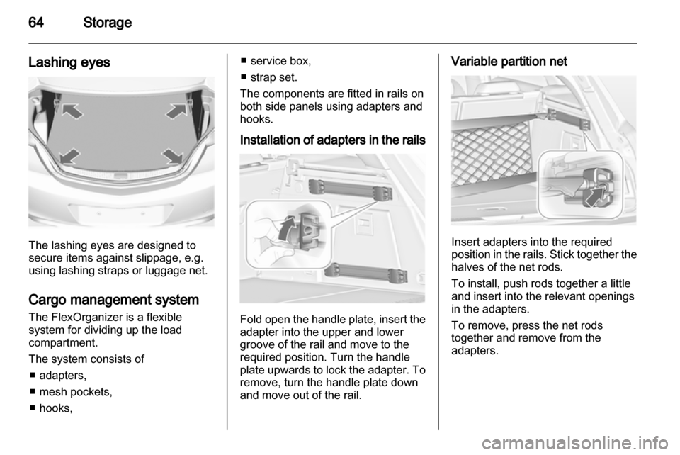 VAUXHALL INSIGNIA 2010.5  Owners Manual 