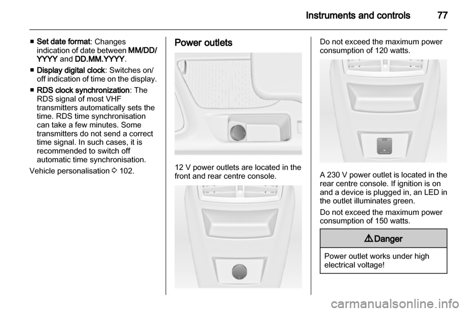 VAUXHALL INSIGNIA 2010.5  Owners Manual 