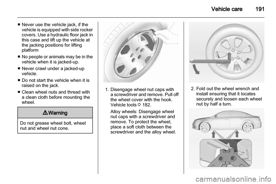 VAUXHALL INSIGNIA 2011  Owners Manual 