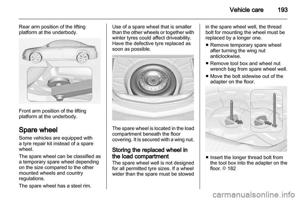 VAUXHALL INSIGNIA 2011  Owners Manual 