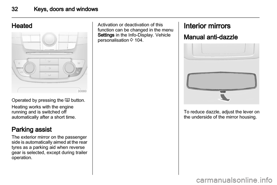 VAUXHALL INSIGNIA 2011  Owners Manual 