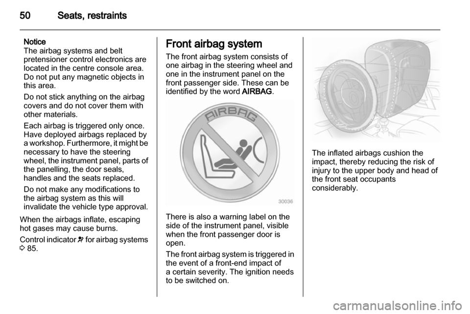 VAUXHALL INSIGNIA 2011  Owners Manual 