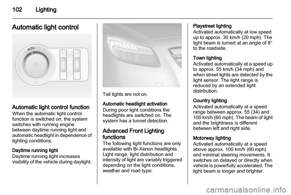 VAUXHALL INSIGNIA 2011.5  Owners Manual 
