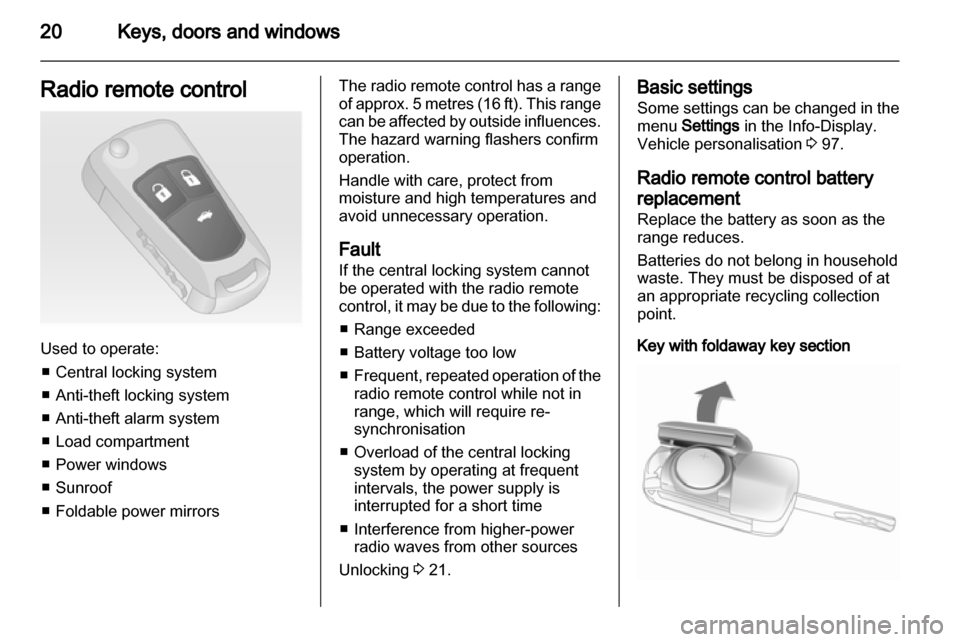 VAUXHALL INSIGNIA 2011.5  Owners Manual 