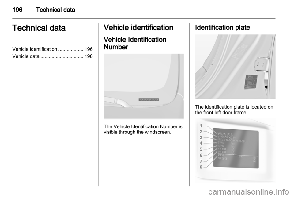 VAUXHALL INSIGNIA 2011.5  Owners Manual 