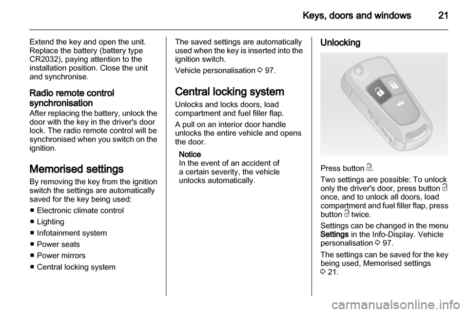 VAUXHALL INSIGNIA 2011.5  Owners Manual 