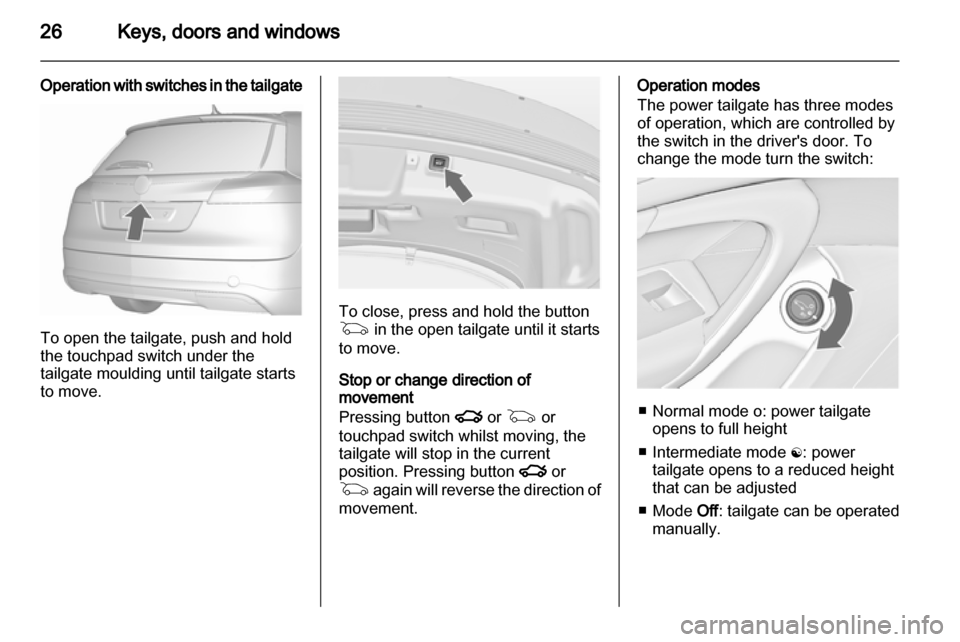 VAUXHALL INSIGNIA 2011.5  Owners Manual 