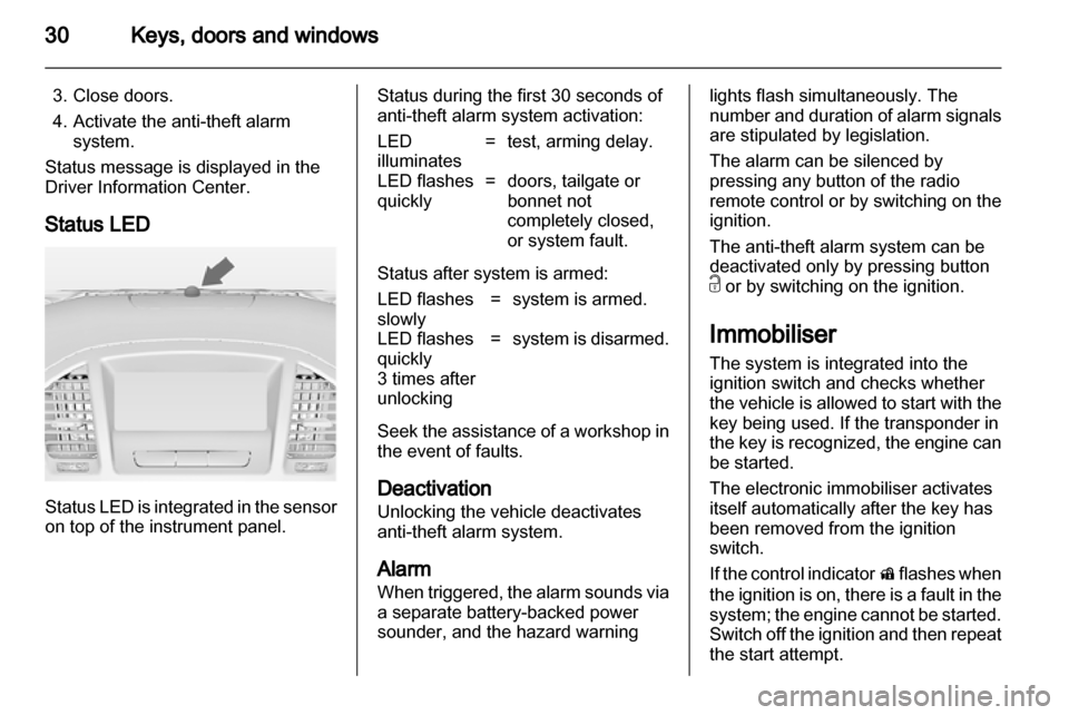 VAUXHALL INSIGNIA 2011.5  Owners Manual 