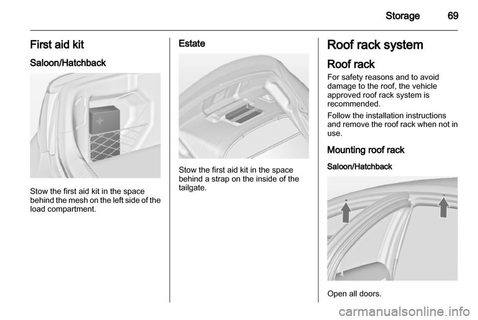 VAUXHALL INSIGNIA 2011.5  Owners Manual 