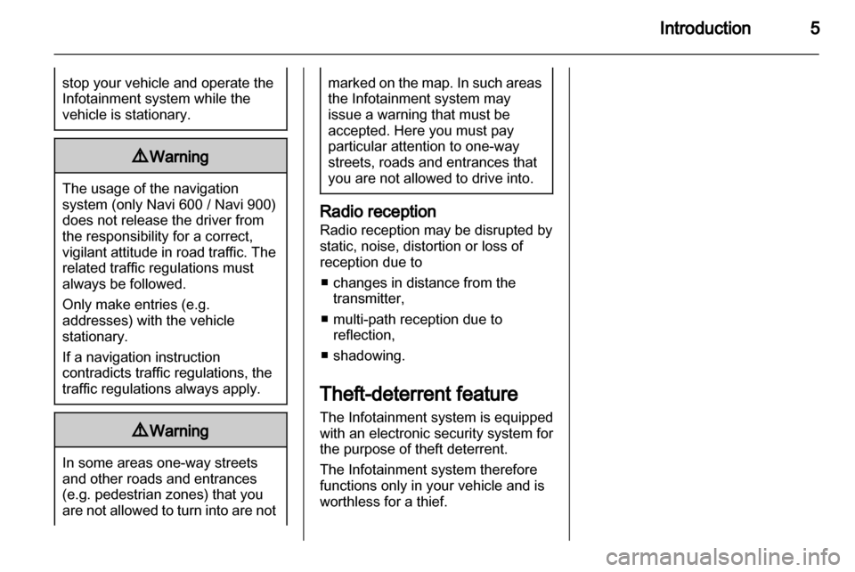 VAUXHALL INSIGNIA 2012  Infotainment system 