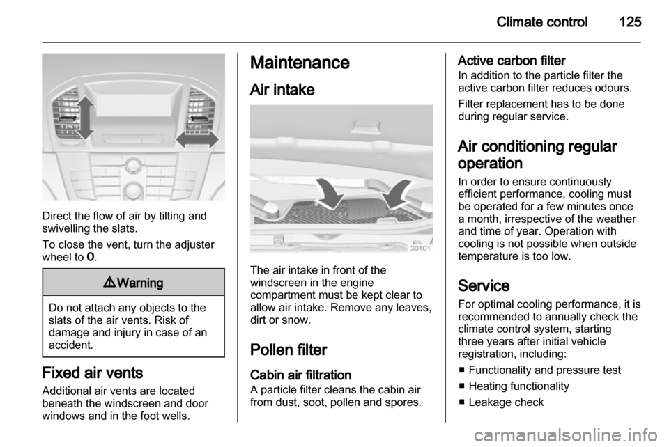 VAUXHALL INSIGNIA 2012  Owners Manual 