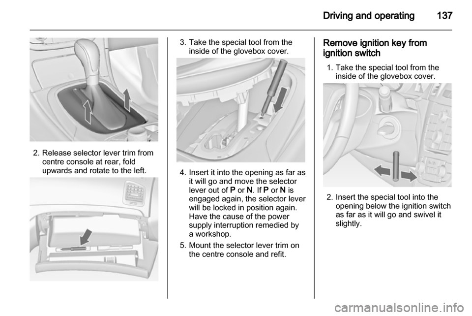 VAUXHALL INSIGNIA 2012  Owners Manual 
