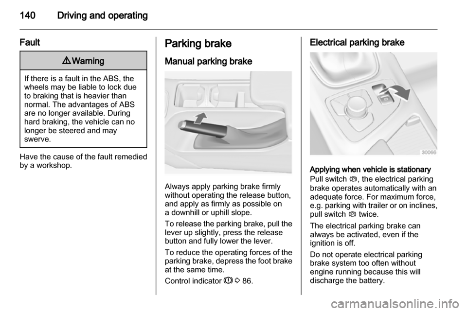 VAUXHALL INSIGNIA 2012  Owners Manual 
