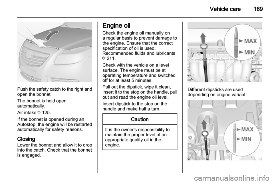 VAUXHALL INSIGNIA 2012  Owners Manual 