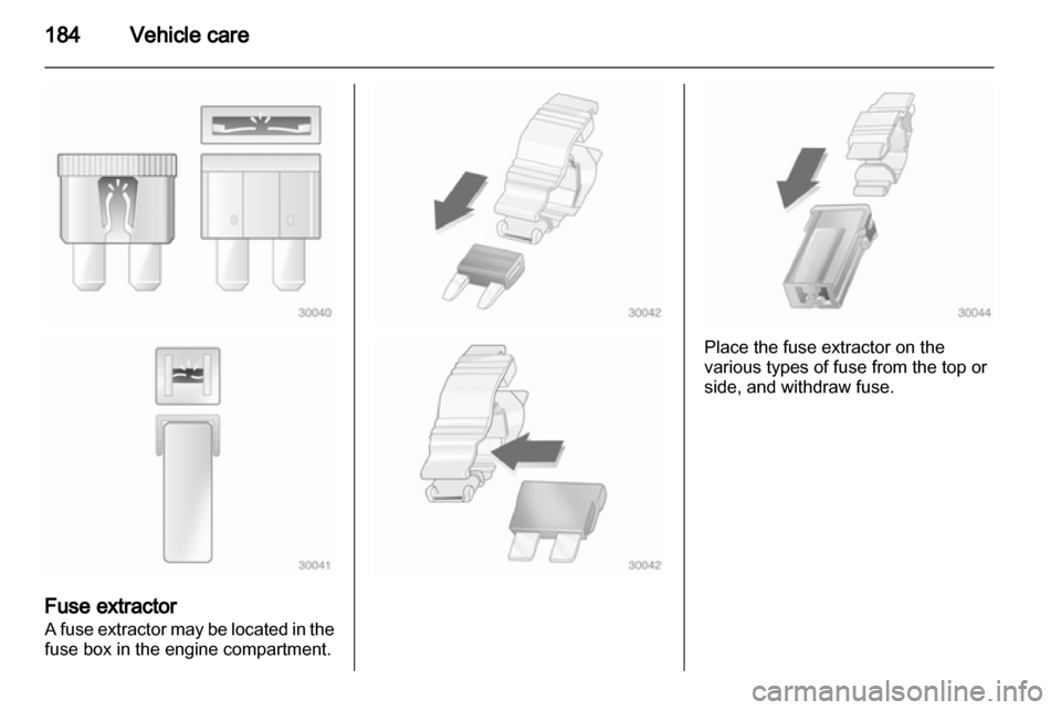 VAUXHALL INSIGNIA 2012  Owners Manual 