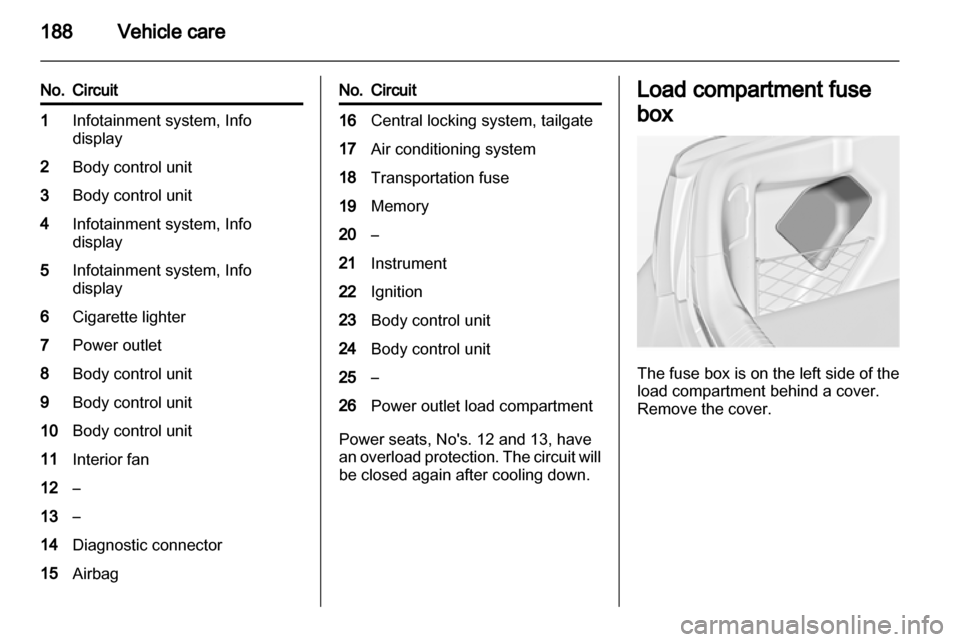 VAUXHALL INSIGNIA 2012  Owners Manual 